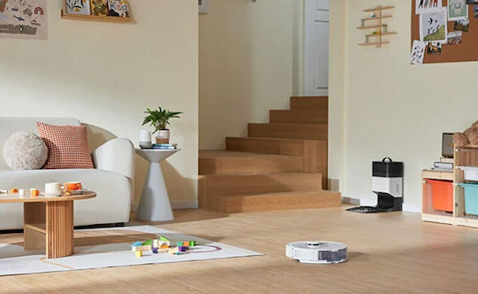 Roborock Q8 Max+ Robot Vacuum Cleaner With Battery Life Up To 240min and Space Coverage Up To 300sq.m White
