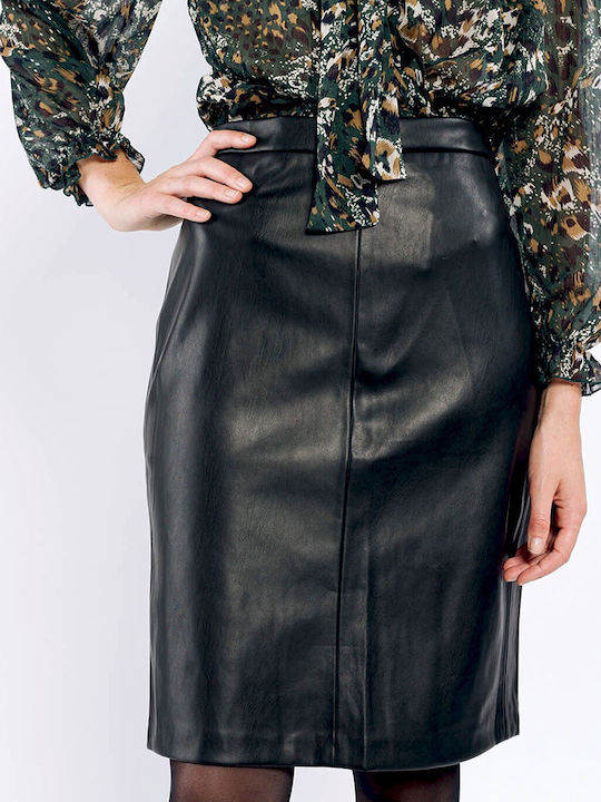 Talie înaltă Women's Pencil Skirt Black