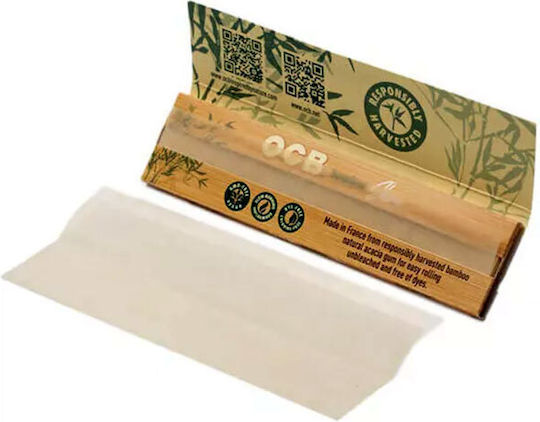 Ocb Bamboo Foițe de Țigări Rulate Slim King Size 32 foi 50buc
