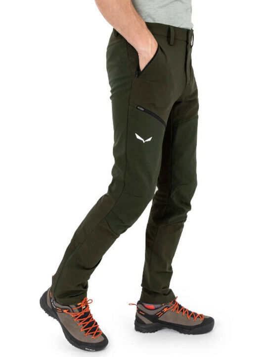 Salewa Puez Men's Hiking Long Trousers Khaki