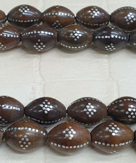 Roloi Komboloi Ebony Worry Beads Multicolour 35cm