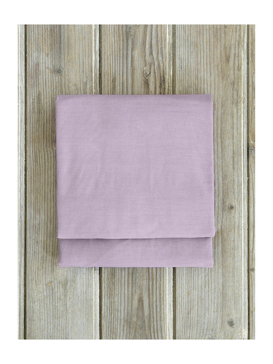 Nima Cearșaf Super Double 240x260cm. Unicolors 32888 Mauve palid