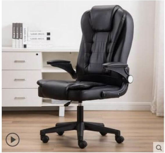 Factory Yt016 Καρέκλα Γραφείου με Ρυθμιζόμενα Μπράτσα Μαύρη Factory Yt016 Καρέκλα Γραφείου με Ρυθμιζόμενα Μπράτσα Μαύρη