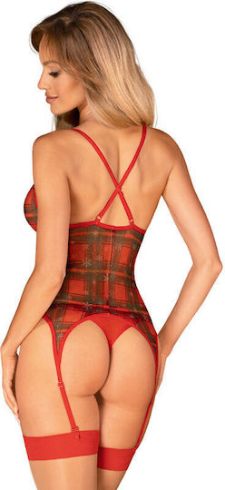 Obsessive Jollymore Sexy Corset Red