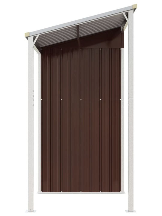 Metallische Gartenhaus Gummierte mit Lüftungsschlitzen M2.77xB1.105xH1.81m