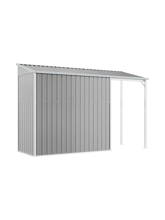 Metallische Gartenhaus Galvanisiert mit Lüftungsschlitzen M2.77xB1.105xH1.81m