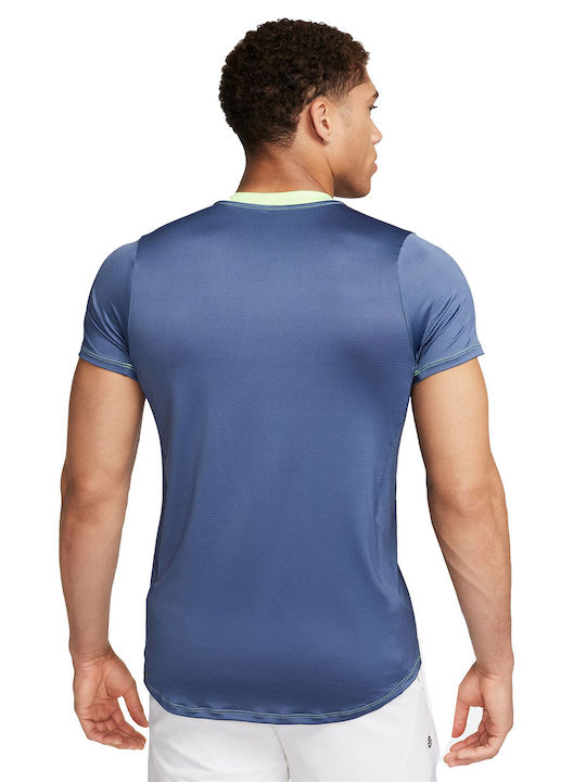 Nike Men's Athletic T-shirt Short Sleeve Dri-Fit Blue