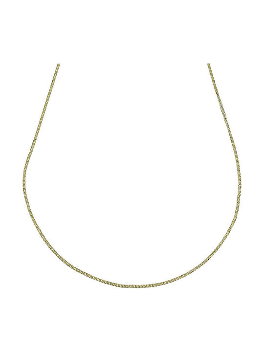 Senzio Belibasakis Two-tone Chain Neck made of Gold 14K Length 40cm