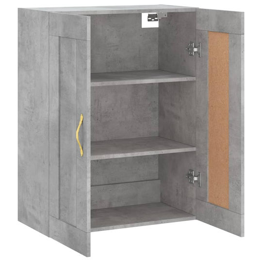 vidaXL Cabinet de baie L69.5xA34xÎ90cm Gri