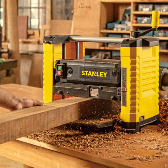 Stanley STP18 Дървообработваща планираща машина с мощност 1800W, Диск за рязане с диаметър 315мм и Скорост на рязане 10000обороти в минута