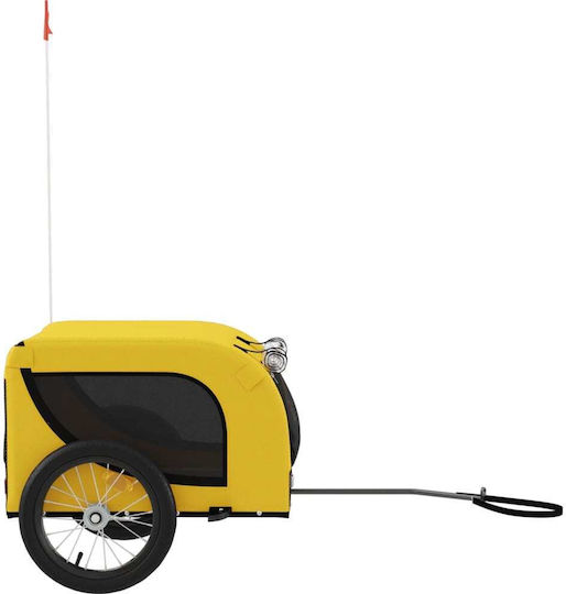 vidaXL Cosul pentru transport câine până la 45kg Galben M124xL66xA65cm.