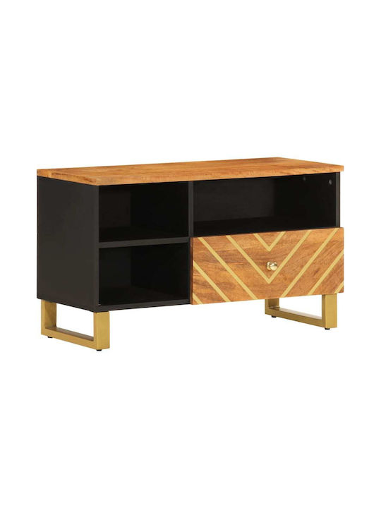 vidaXL TV-Ständer aus Massivholz Braune M80xT33.5xH46cm