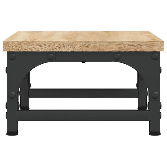 vidaXL Stand Desk Mounted Monitor Oak 37 x 23 x 14 cm from Treated wood Brown (833996)