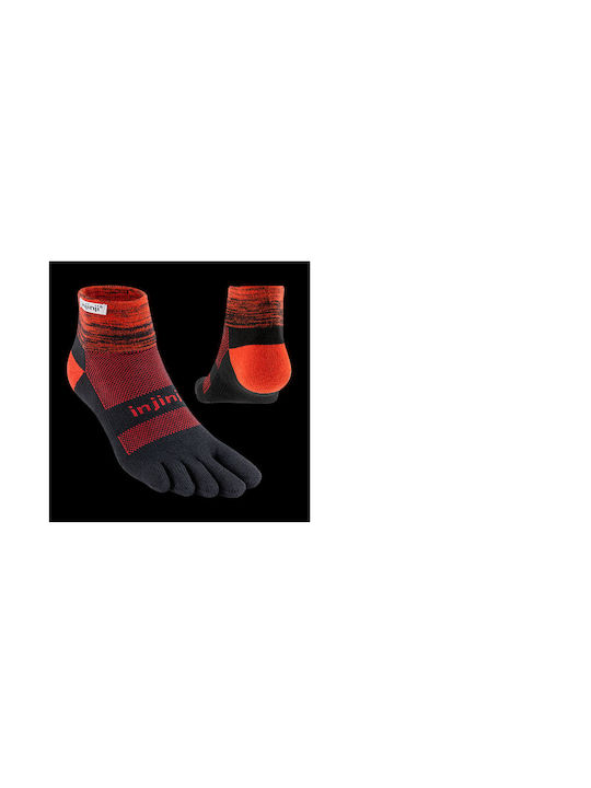 Injinji Trail Midweight Mini-crew Червен 1 чифт