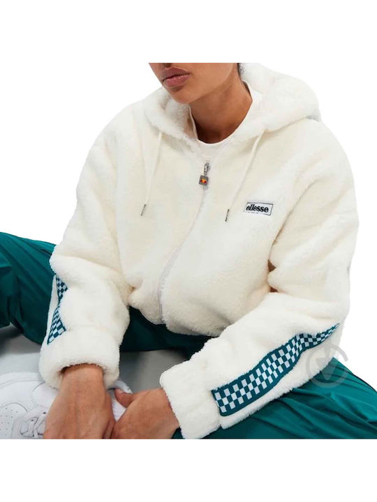 Raineri Women's Sweatshirt Jacket Velvet White