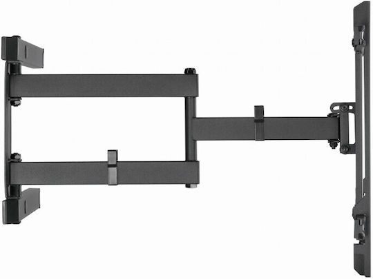 Gembird WM-80ST-05 Βάση Τηλεόρασης Τοίχου με Βραχίονα έως 80" και 50kg Μαύρο