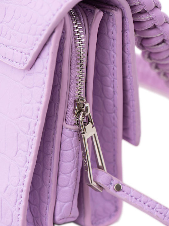 Damentasche Schultertasche Lila