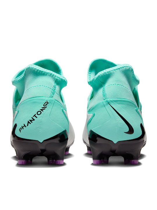 Nike Phantom GX Pro DF Ποδοσφαιρικά Παπούτσια με Τάπες FG Λευκά