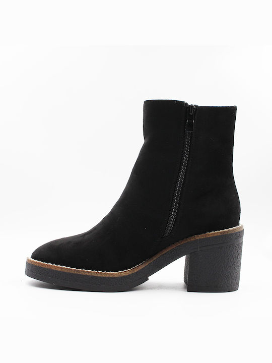 Alta Moda Women's Suede Boots Black