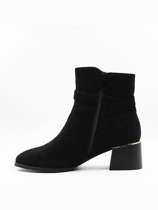 Alta Moda Women's Suede Boots Black