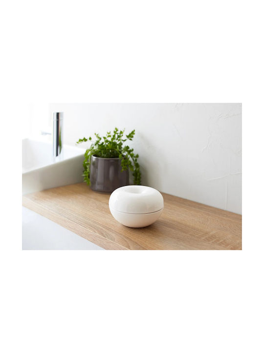 Yamazaki Vase Allgemeine Verwendung mit Deckel Keramik Weiß 50ml