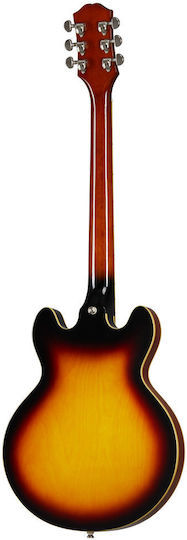 Epiphone ES-339 Електрическа Китара ES с HH Конфигурация на Пикапите Реколта Sunburst