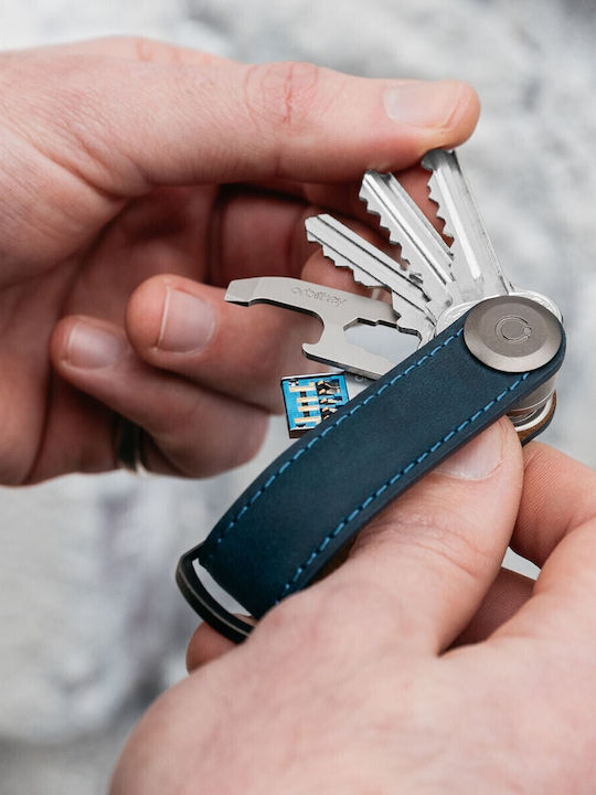 Orbitkey Κλειδοθήκη Δερμάτινη Γκρι