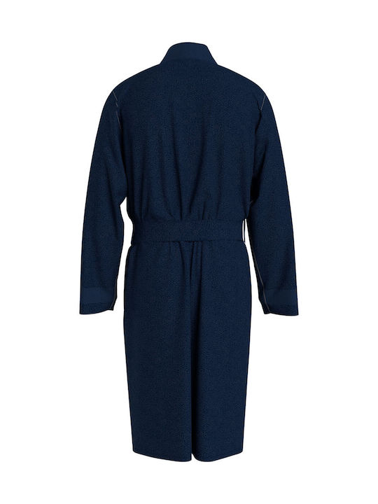 Tommy Hilfiger Ανδρικό Μπουρνούζι με Γιακά Blue - Blue