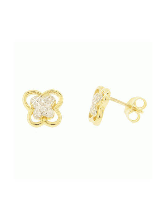 Xrisokosmima Earrings made of Gold 14K