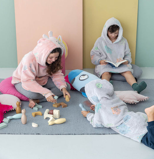 Palamaiki Fleece Fluorescent Gray Kids Blanket 245cm