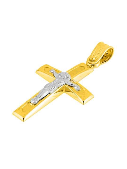 Men's Gold Cross 14K with Chain