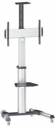 Manhattan Aluminum Height-Adjustable Multimedia 461245 TV Mount Floor up to 70" and 50kg