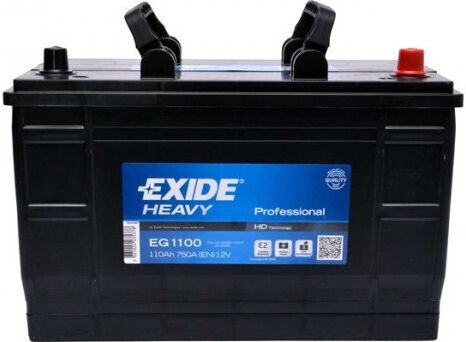Exide Μπαταρία Φορτηγού Professional με Χωρητικότητα 110Ah και CCA 1100A