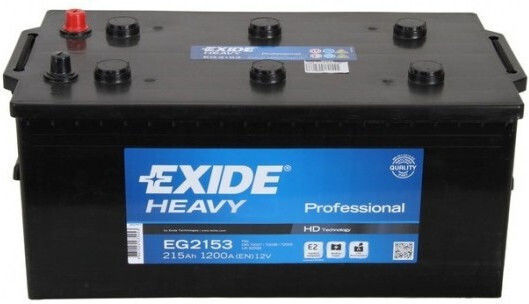 Exide Truck Battery with 215Ah Capacity and 1200A CCA