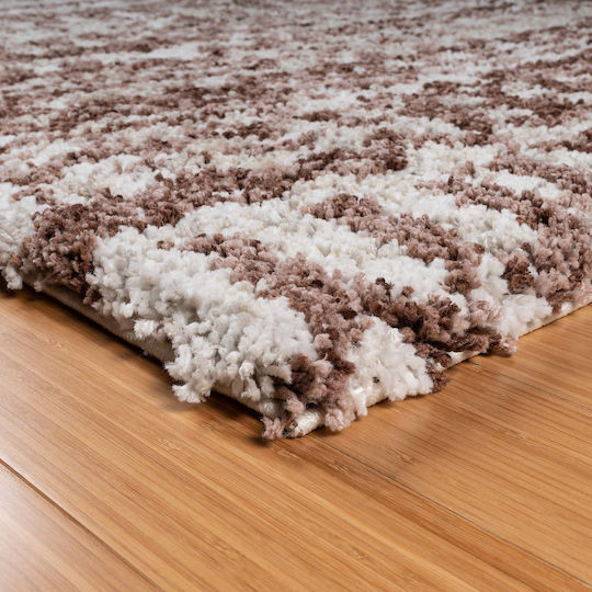 Saray Home Moroccan Χαλί Ορθογώνιο Shaggy Πορτοκαλί 240x300cm