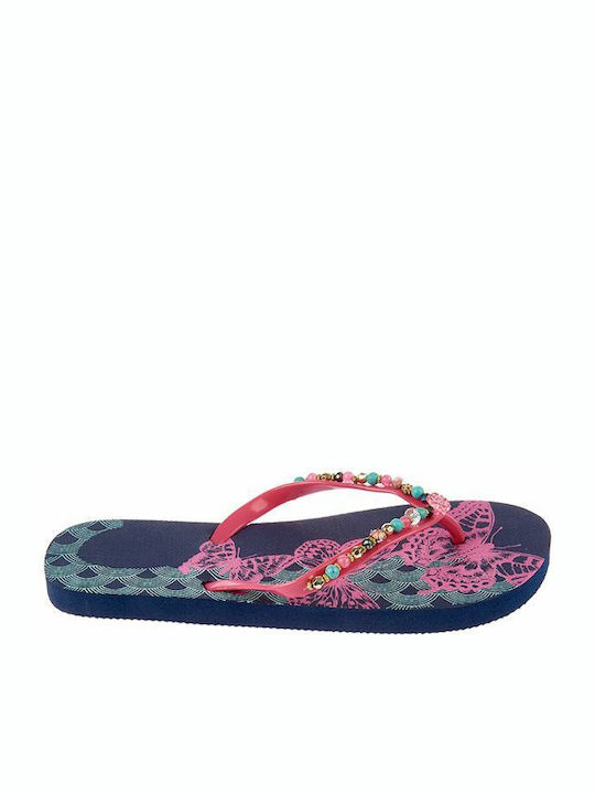 Mitsuko Women's Flip Flops Pink