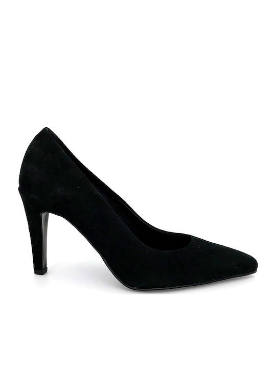 Black Heels 72-2 Black Velvet