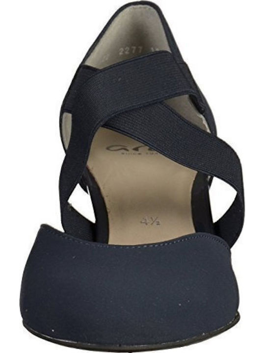 Anatomic Leather Black Medium Heels 12-33439 Black