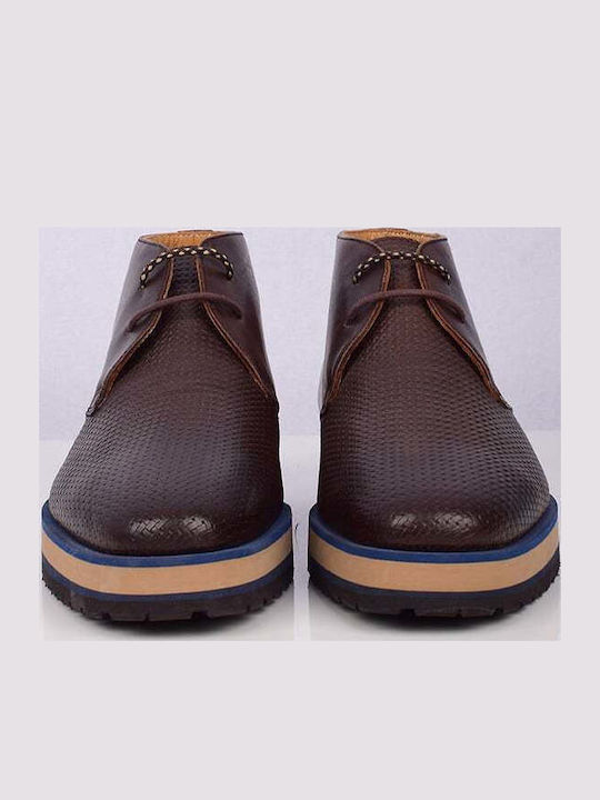 Leather Brown Men's Boots 90-6350-9231-1