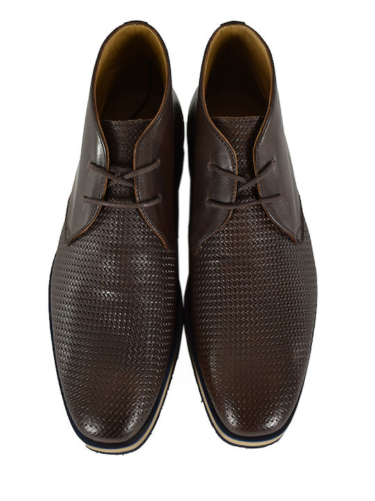 Leather Brown Men's Boots 90-6350-9231-1