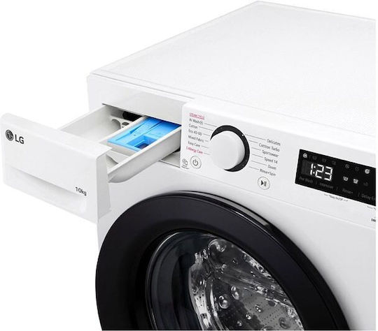 LG Πλυντήριο Ρούχων 10kg με Τεχνολογία Ατμού 1400 Στροφών TurboWash F4WR510S0W