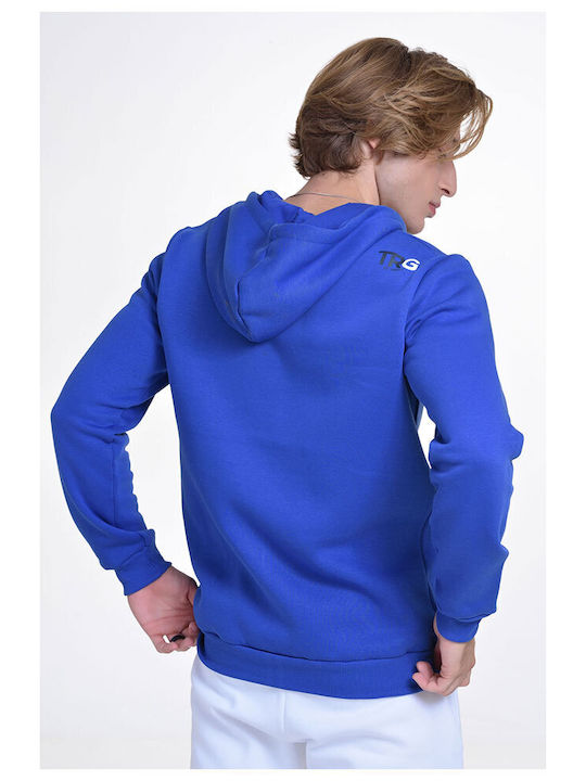 Target Men's Sweatshirt Jacket with Hood Blue