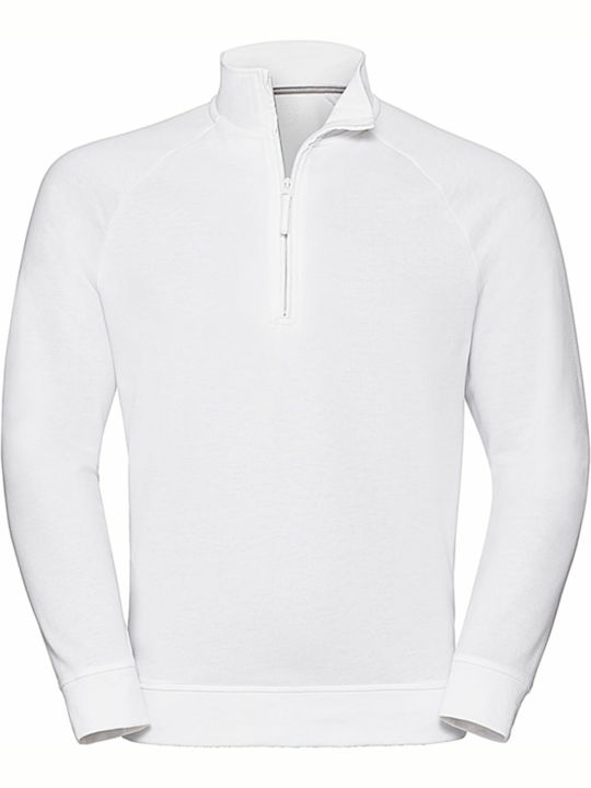 Russell Europe Men's Long Sleeve Promotional Sweatshirt White