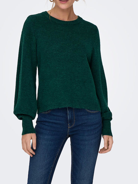 Only Women's Long Sleeve Sweater Green