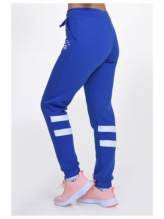 Target Damen-Sweatpants Blau Vlies