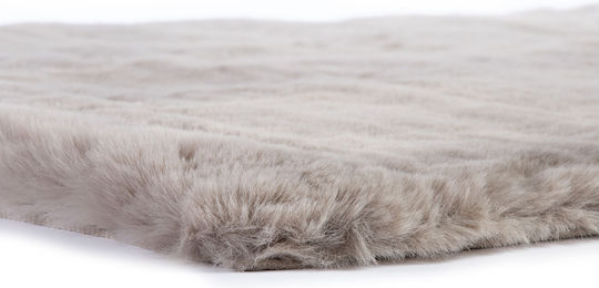 Nef-Nef Homeware Estelle Χαλί Ορθογώνιο Shaggy Γούνινο Mocca 75x140cm