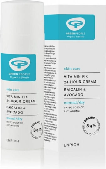 Green People Vita Min Fix 24 Hour Cream Licht 24h Creme Gesicht Nacht 50ml