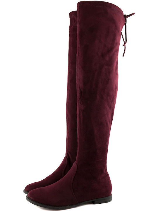 La Coquette Women's Boots Burgundy