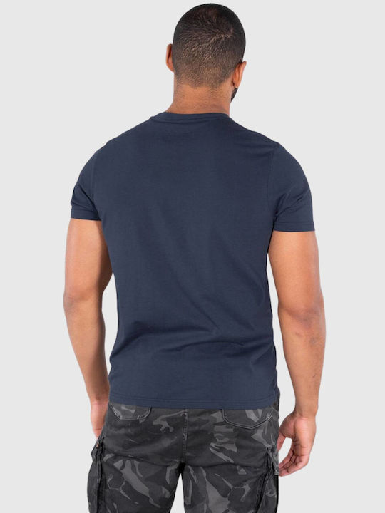 Basic T-shirt Navy Μπλε