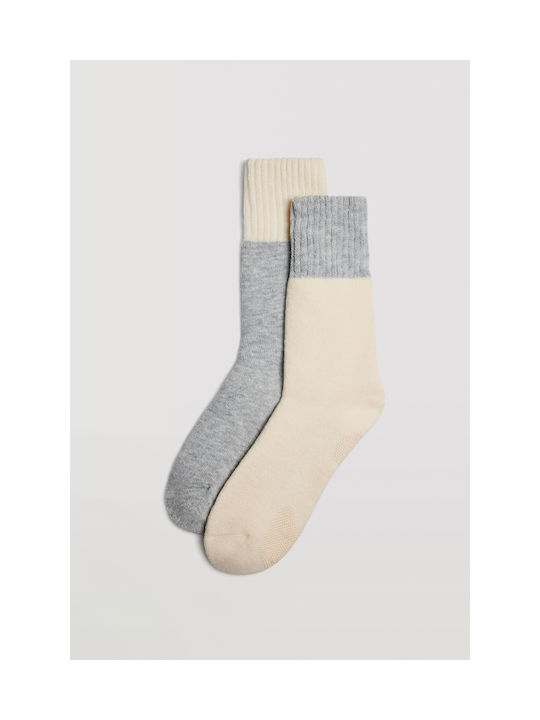 Ysabel Mora Damen Socken Gray 1Pack